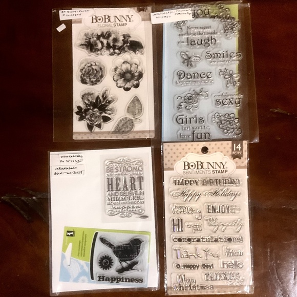 Craft Bundle- Clear Stamps - Tim Holtz, Inkadinkado, Stampabilities, Hero + more - Picture 5 of 5